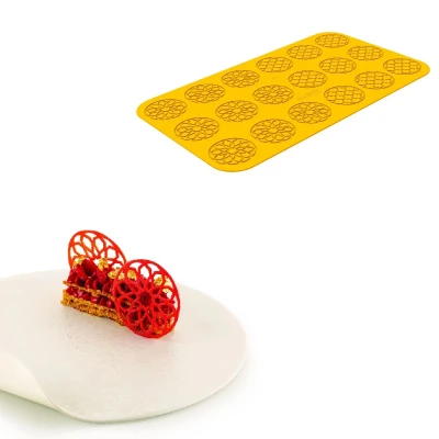 Afbeelding van silikomart Amber restauratie siliconen mallen ø68 H 2 mm professionele accessoires voor keuken en gebak bakvormen oven zoete decoraties