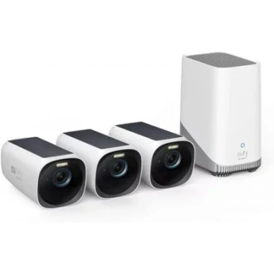 Afbeelding van EufyCam S330 3 stuks + Homebase