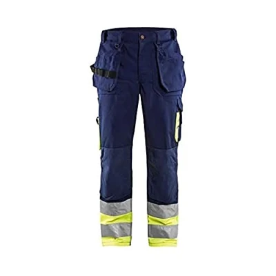 Afbeelding van Blaklader Werkbroek High Vis 1529 1860 Marine/High Geel C44