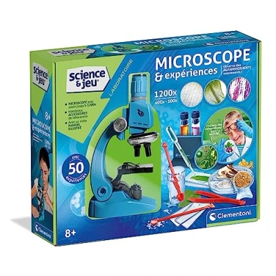 Afbeelding van Clementoni Science and Games Professionele Super Microscoop 8 jaar en +