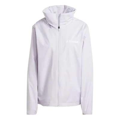 Afbeelding van Adidas Terrex Multi Essentials RAIN Outdoorjas, Dames, Maat: XS, Silver dawn