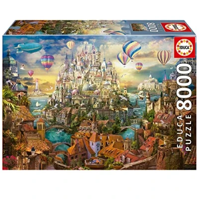 Afbeelding van Puzzel Educa City of Reve 8000 Onderdelen