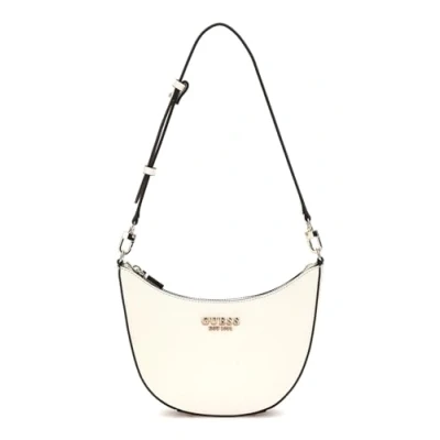 Afbeelding van GUESS Fedana Mini Top Zip Schoudertas Crème Wit, crèmewit