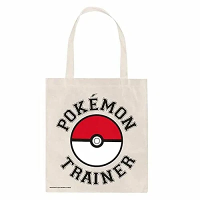 Afbeelding van Gb Eye Shopper Pokemon Trainer 35 X 40 Cm Katoen Beige