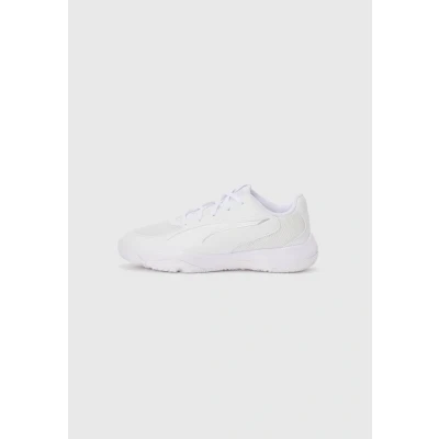 Afbeelding van Accelerate 4 handbalschoenen, Wit/Zilver, Maat 35 PUMA