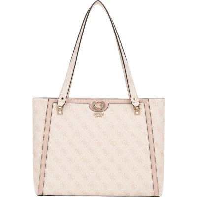 Afbeelding van GUESS Schoudertas Orlina Logo Noel Tote Sundial Oud roze