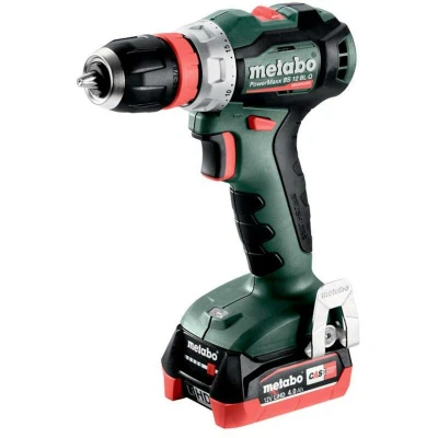 Afbeelding van Metabo PowerMaxx BS 12 BL Q 601045800 Accu schroefboormachine V 4 Ah Li ion Incl. 2 accus, lader, Brushless