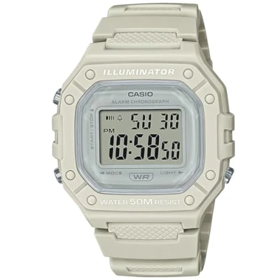 Afbeelding van Casio Digitaal horloge, Dames, Maat: One Size, Beige