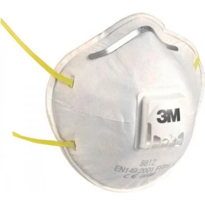 Afbeelding van 3M, Ademhalingsmasker, Fijnstofmasker met ventiel FFP1 (FFP1, 10 x)