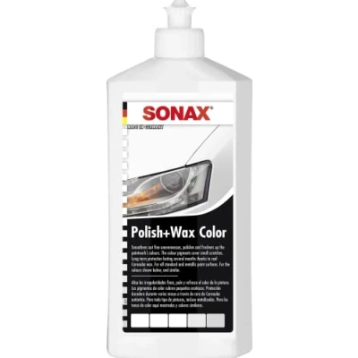 Image de Sonax 296.000 Polish &amp; Wax blanc 500ml