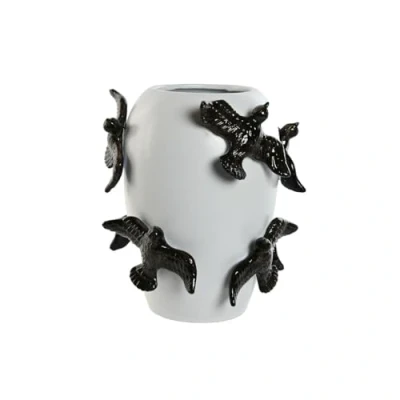 Afbeelding van Vaas Home ESPRIT Wit Zwart Keramiek Modern 27 X 29,5 cm