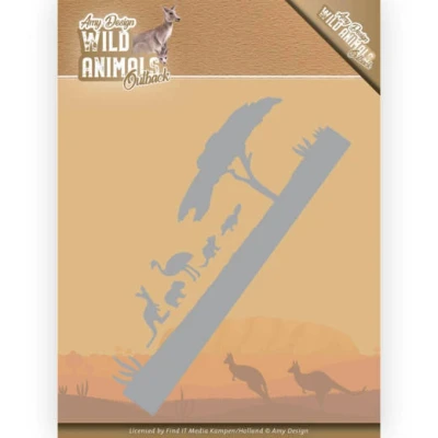 Afbeelding van Landscape Wild Animals Outback Cutting Die by Amy Design