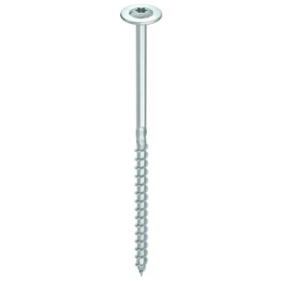 Afbeelding van HECO TOPIX Plus tellerkopschroef 8x160mm verzinkt deeldraad T40 61293 (Per 50 stuks)