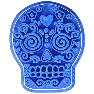 Afbeelding van Cuticuter Mexicaanse koekjessnijder voor Halloween, blauw
