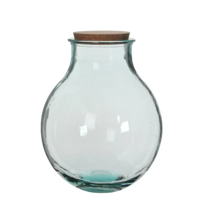 Afbeelding van Mica Decorations Olly Vaas H38 x Ø29 cm Glas Transparant