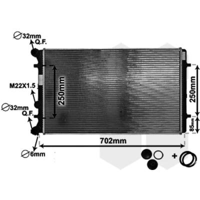 Image de Radiateur de refroidissement van wezel