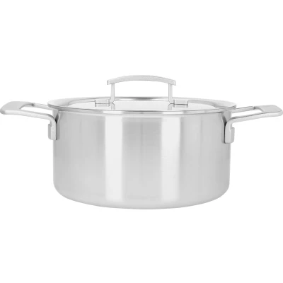 Afbeelding van Demeyere Industry 5 Kookpot Met Deksel 24 Cm