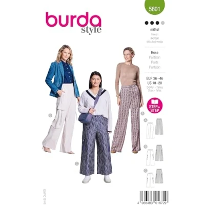Afbeelding van Burda nr. 5801 maat 36 46