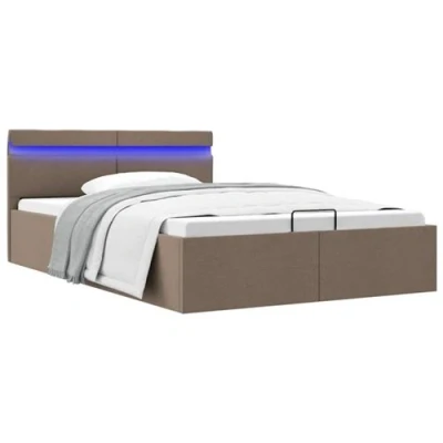 Image de vidaXL Cadre de lit à rangement hydraulique sans matelas 120x200 cm285626
