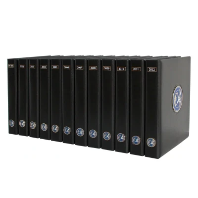 Afbeelding van Safe Safe, Premium, Album (4 rings) voor Euromunten sets 2003 Zwart afm: 235x265x45 mm. per st.