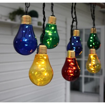 Afbeelding van Feestverlichting 360cm met 10 lampjes Warm Wit prikkabel lichtsnoer