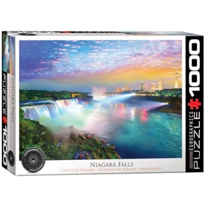 Afbeelding van Eurographics Puzzle Globetrotter NIAGARAFÄLLE 1000 Teile Puzzel voor kinderen, Maat: One Size, Multi coloured