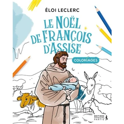 Image de Le Noël de François d&#039;Assise (coloriage)