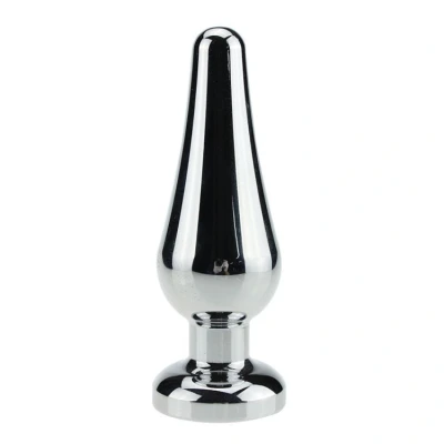 Afbeelding van Aluminium Buttplug met Kristal Small