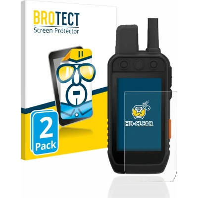 Afbeelding van BROTECT Screenprotector voor Garmin Alpha 200 K Folie Beschermfolie transparant (2 Stuks)
