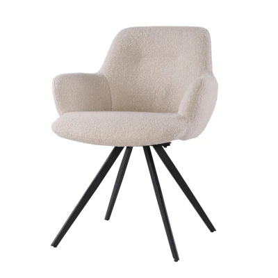 Afbeelding van Doreen eetkamerstoel boucle beige