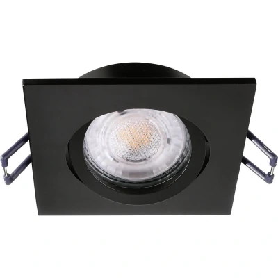 Afbeelding van Samsola plafond inbouwlamp, zwart, 9 x cm, metaal