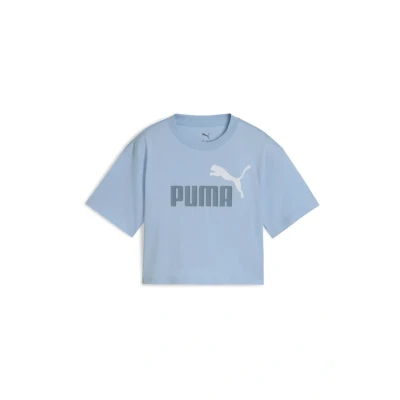 Afbeelding van Essentials 2 kleuren No. 1 PUMA logo cropped T shirt voor Dames, Maat 9 10Y
