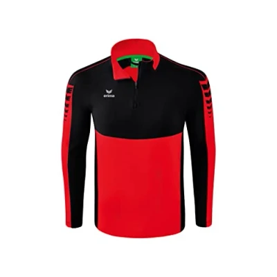 Afbeelding van Erima Six Wings Trainingstop Heren Rood / Zwart Maat: XL