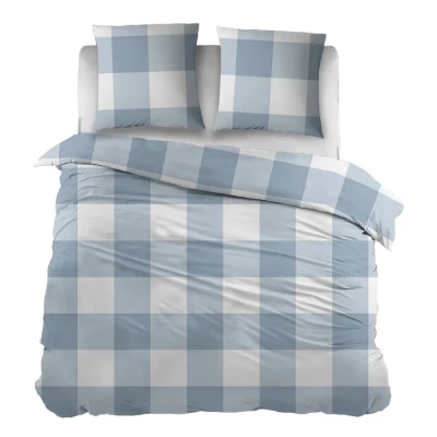 Afbeelding van Snoozing Maaike Dekbedovertrek Tweepersoons 200x200/220 cm Blauw