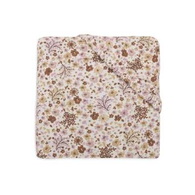 Afbeelding van Jollein Hoeslaken Jersey 60x120cm Wieg, Ledikant, Babybed Flower Fairies
