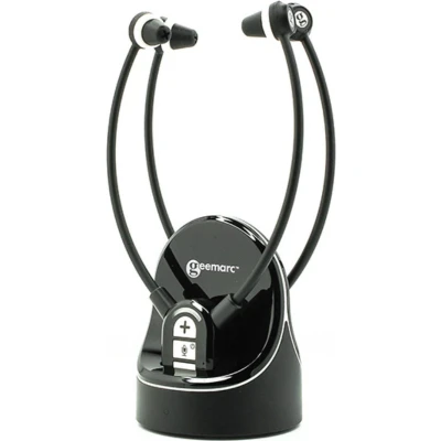 Afbeelding van GEEMARC CL7370 Opti Draadloze TV HEADSET LUISTERSET met 125 dB VERSTERKING en optische digitale verbinding (Toslink) Duo set