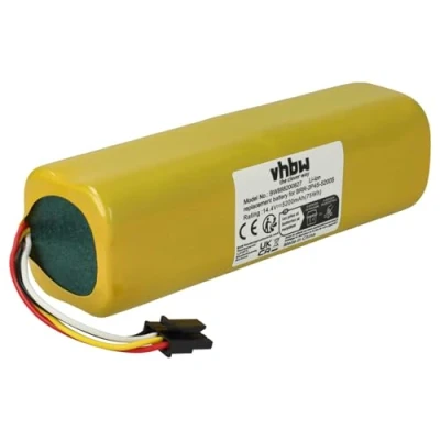 Afbeelding van vhbw 1 x accu geschikt voor Dreame D9 Max, D9, L10, D10 Plus, D10s, L10 Pro, D10, F9 (5200 mAh, 14,4 V, Li Ion)