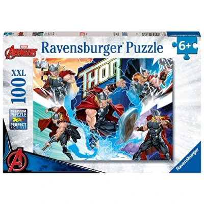 Afbeelding van Ravensburger puzzel Marvel Thor Legpuzzel 100 XXL stukjes Puzzels voor kinderen