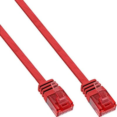 Afbeelding van InLine 10m patchkabel plat, U/UTP, Cat.6 (U/UTP, CAT6, 10 m), Netwerkkabel