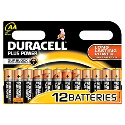 Afbeelding van Duracell Plus Power alkalinebatterijen, type AA, 12 stuks