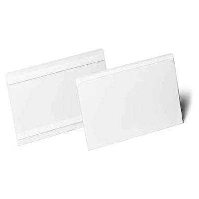 Afbeelding van Durable Zelfklevende documenthoes HARD COVER A5 liggend formaat, trans
