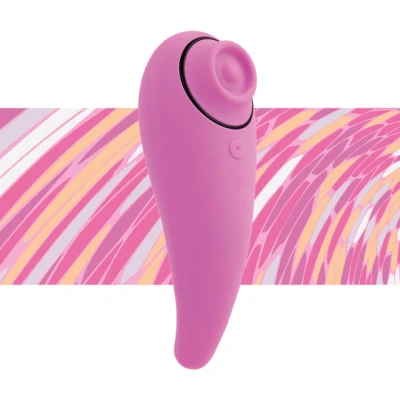 Afbeelding van Feelztoys Femmegasm Tapping &amp; Tickling Vibrator Roze GRATIS TOY bij iedere bestelling v.a. 40,