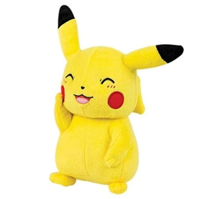 Afbeelding van Pokemon Pikachu Knipoog Pluche Knuffel (Tomy) 30 cm