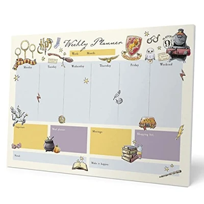 Afbeelding van Harry Potter Weekplanner 29,7 X 42 Cm A3 Papier Paars 54 Vellen