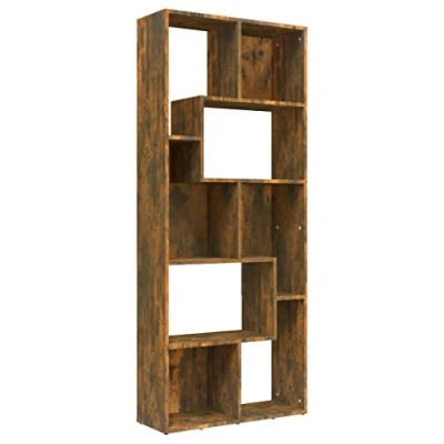 Afbeelding van vidaXL Boekenkast gerookte eik, 67 x 24 161 cm, bewerkt hout