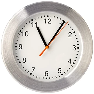 Afbeelding van TFA Big Silver Edge 20 cm klok