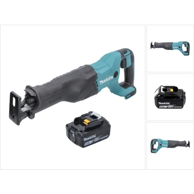 Afbeelding van Makita DJR 186 T1 accu reciprozaag 18 V + 1x oplaadbare 5.0 Ah zonder oplader
