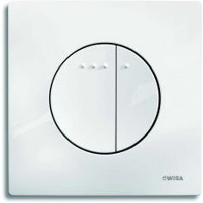 Afbeelding van WISA Enyo bedieningsplaat dualflush DF (glanschroom)