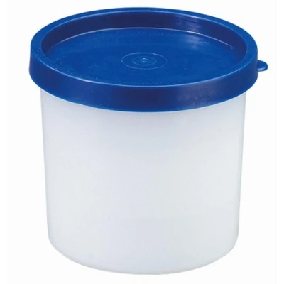 Afbeelding van Westmark 4 kruiden /kruidenpotjes, deksel inbegrepen, volume: ca. 200 ml, stapelbaar, kunststof, trio, kleur: transparant/blauw, 25842270