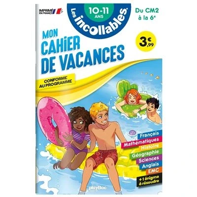 Image de Mon cahier de vacances du CM2 à la 6e: 10 11 ans